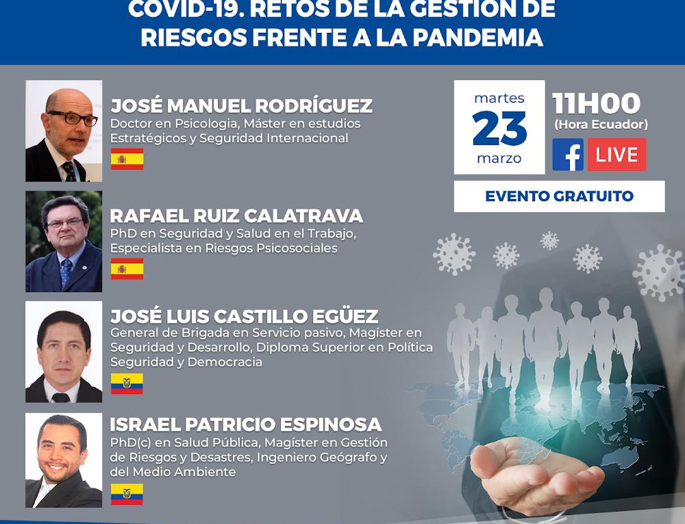Webinar ‘Covid-19. Retos de la Gestión de Riesgos frente a la Pandemia’